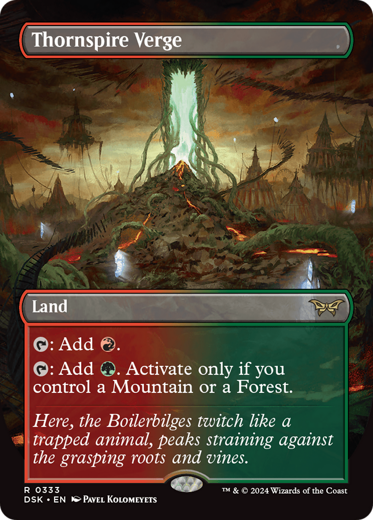 Thornspire Verge (DSK-333) - Duskmourn: House of Horror - Magic The Gathering