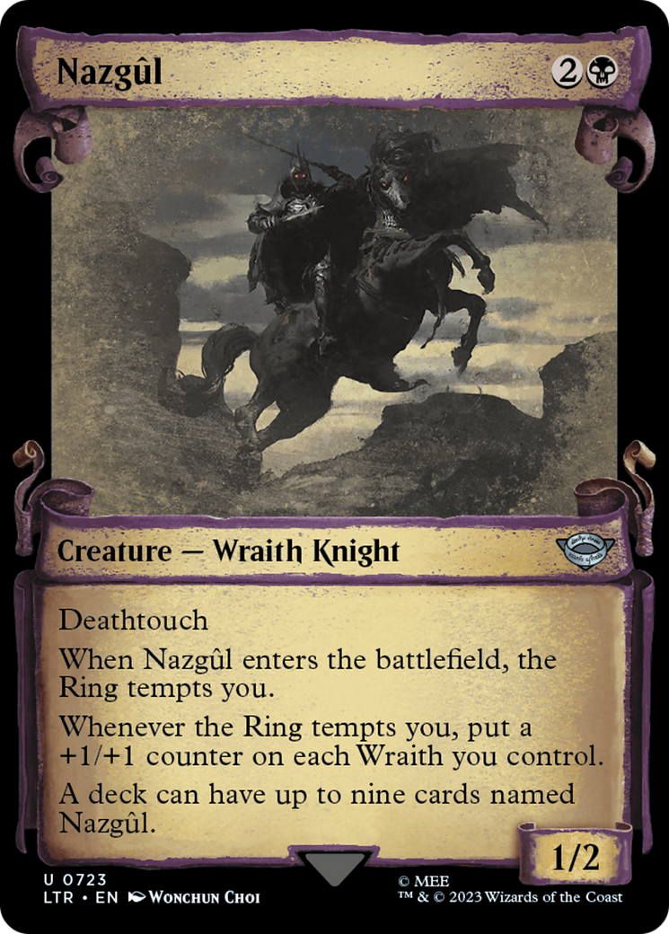 Nazgul (0723) (Showcase Scrolls) (LTR-723) - The Lord of the Rings: Tales of Middle-earth - Magic The Gathering