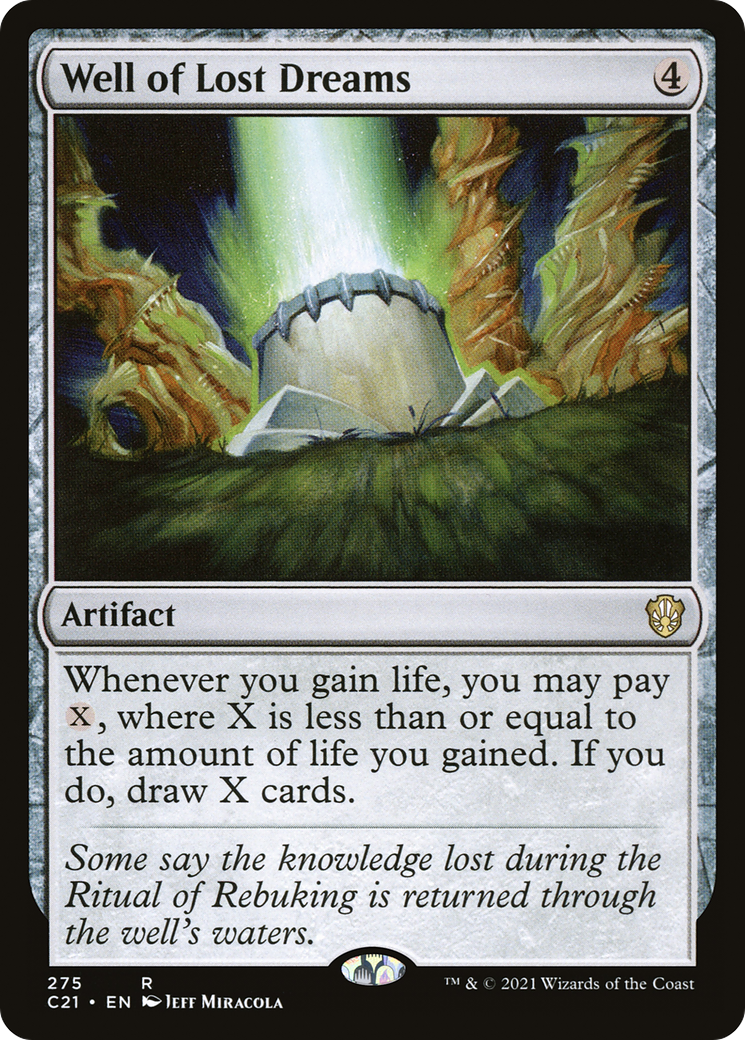 Well of Lost Dreams (C21-275) - Commander 2021 - Magic The Gathering