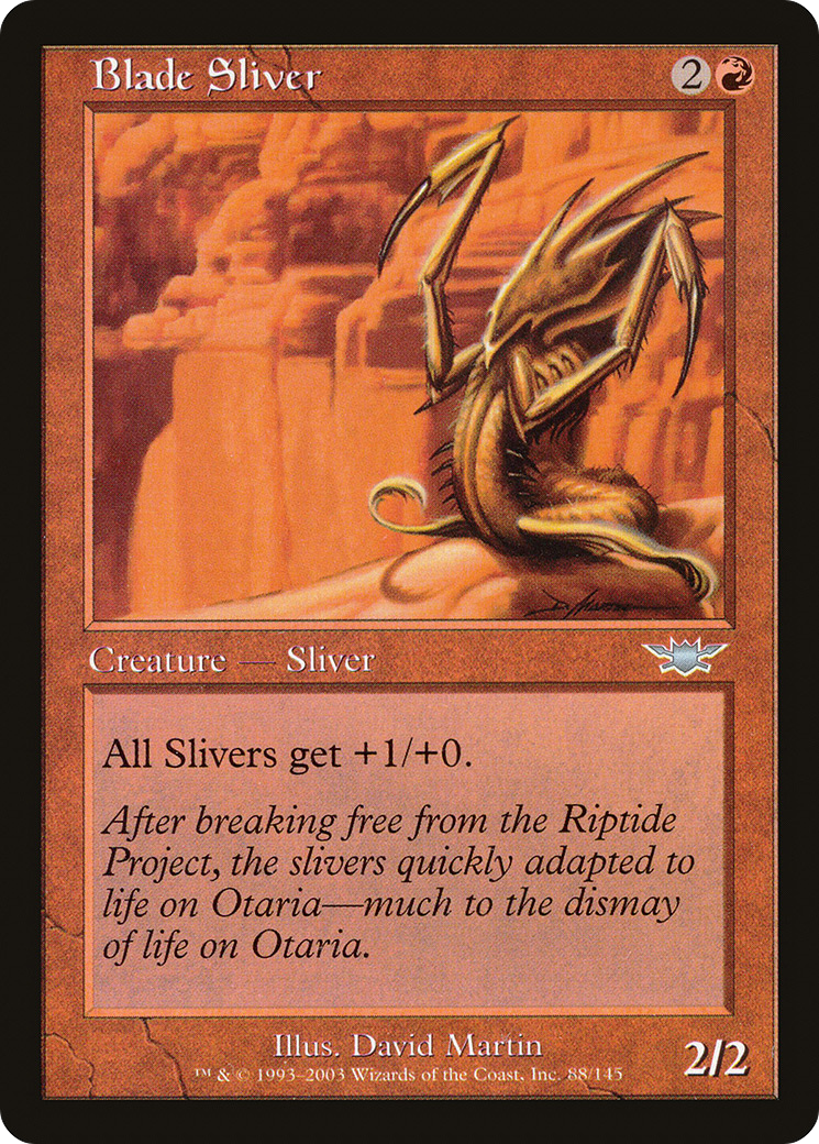 FOIL Blade Sliver (LGN-088) - Legions - Magic The Gathering