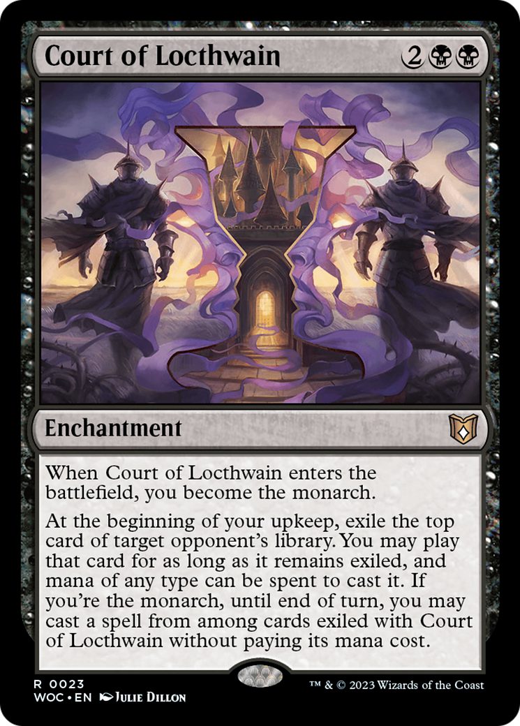 Court of Locthwain (WOC-023) - Wilds of Eldraine Commander - Magic The Gathering