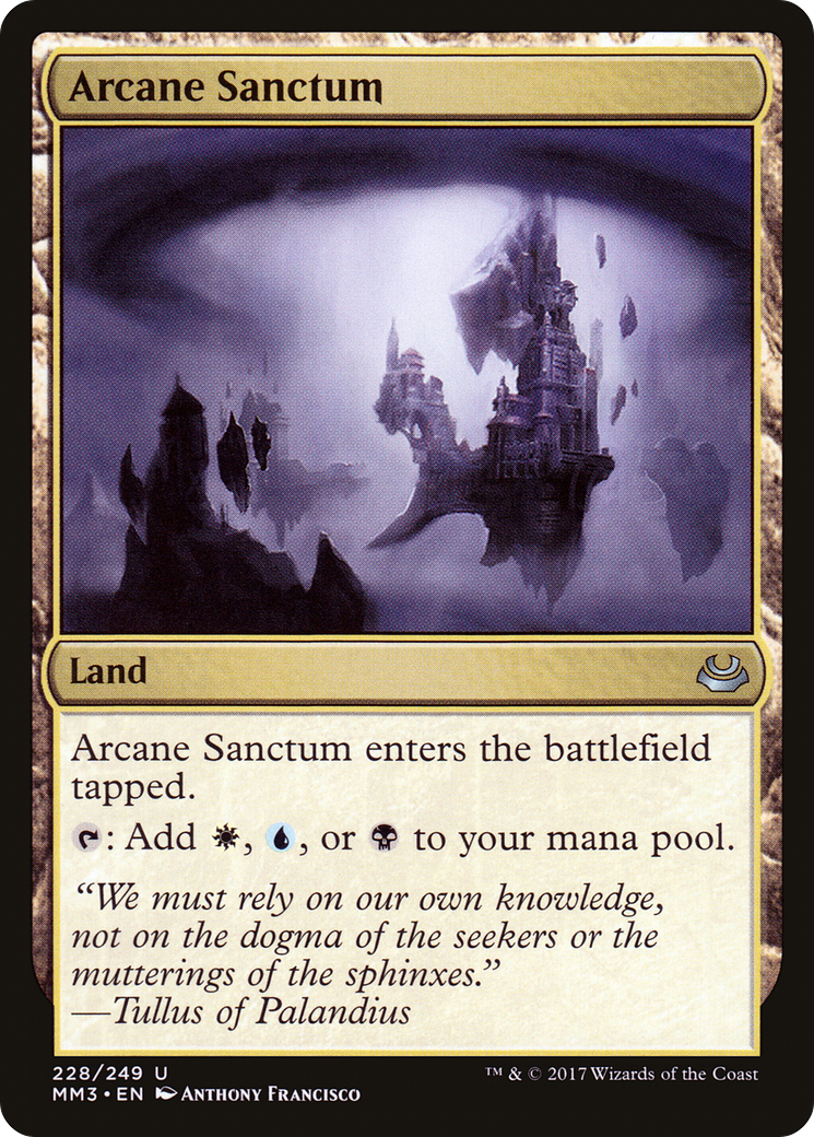 FOIL Arcane Sanctum (MM3-228) - Modern Masters 2017 - Magic The Gathering