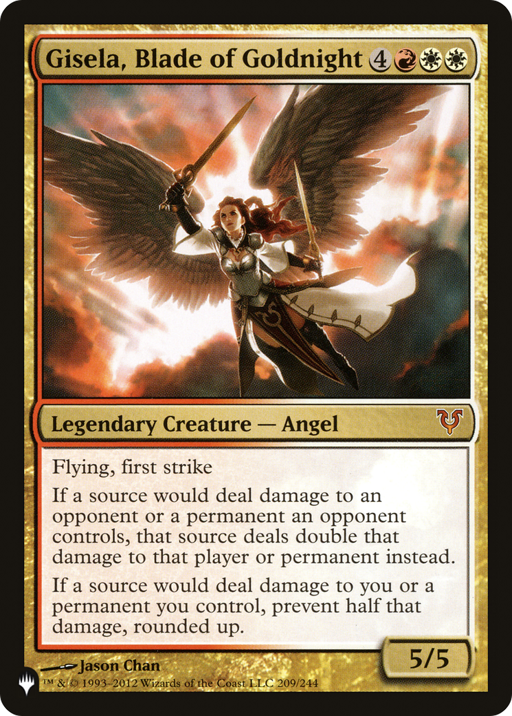 Gisela, Blade of Goldnight (LIST-AVR-209) - The List - Magic The Gathering
