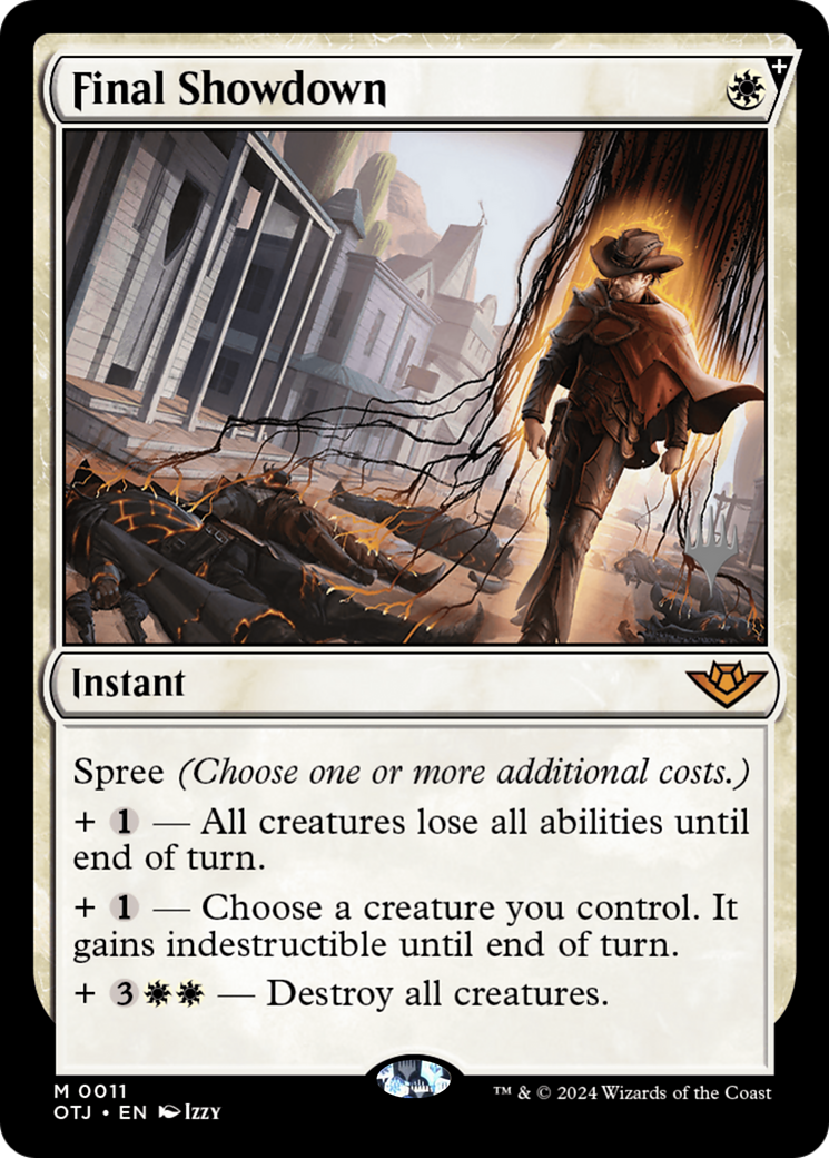 Final Showdown (PPOTJ-11P) - Outlaws of Thunder Junction Promos - Magic The Gathering