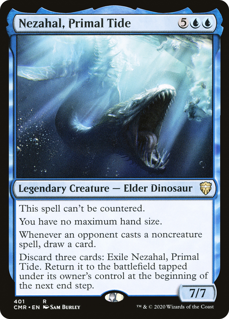 Nezahal, Primal Tide (CMR-401) - Commander Legends - Magic The Gathering