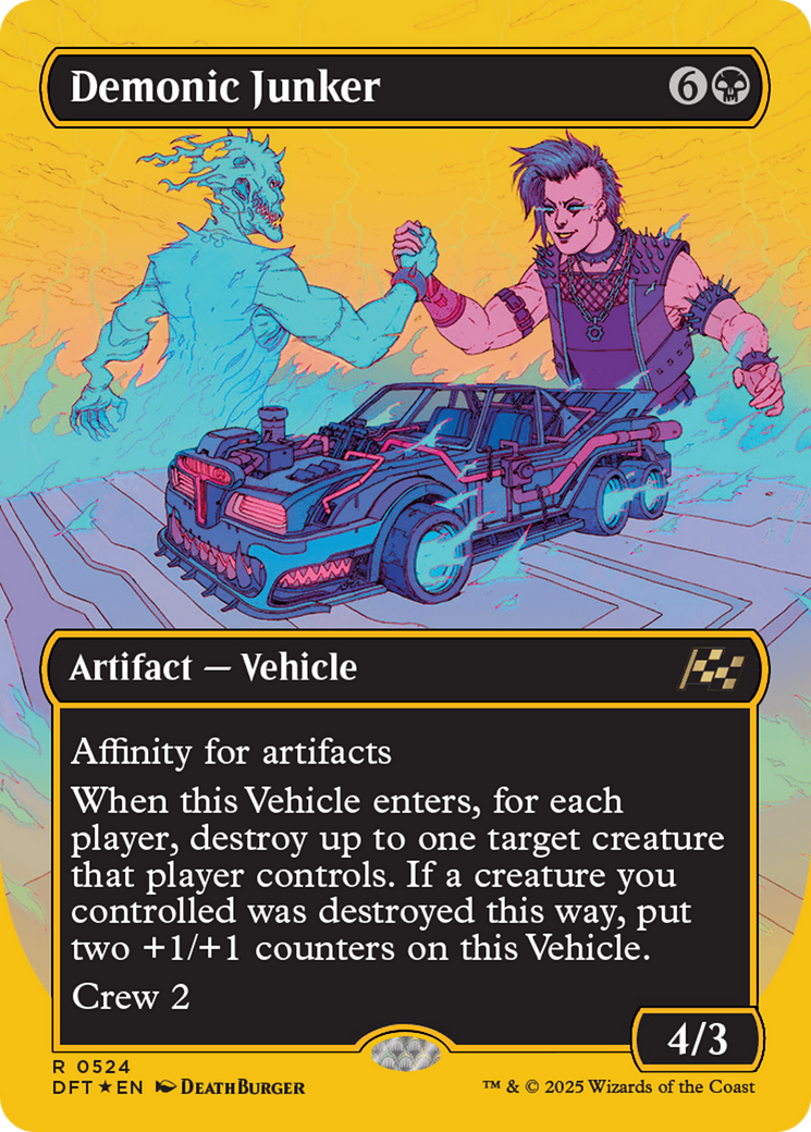 FOIL Demonic Junker (DFT-524) - Aetherdrift - Magic The Gathering