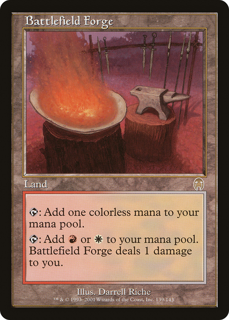 FOIL Battlefield Forge (APC-139) - Apocalypse - Magic The Gathering