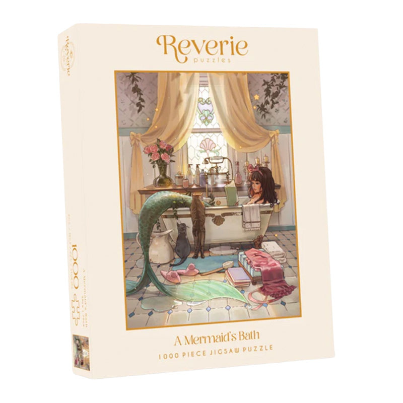 A Mermaid's Bath Jigsaw Puzzle (1000 Pieces)