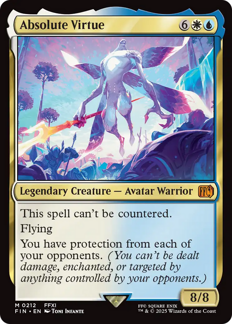 Absolute Virtue (FIN-212) - FINAL FANTASY - Magic The Gathering