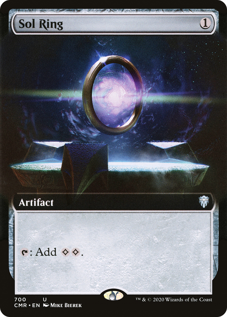Sol Ring (Extended Art) (CMR-700) - Commander Legends - Magic The Gathering