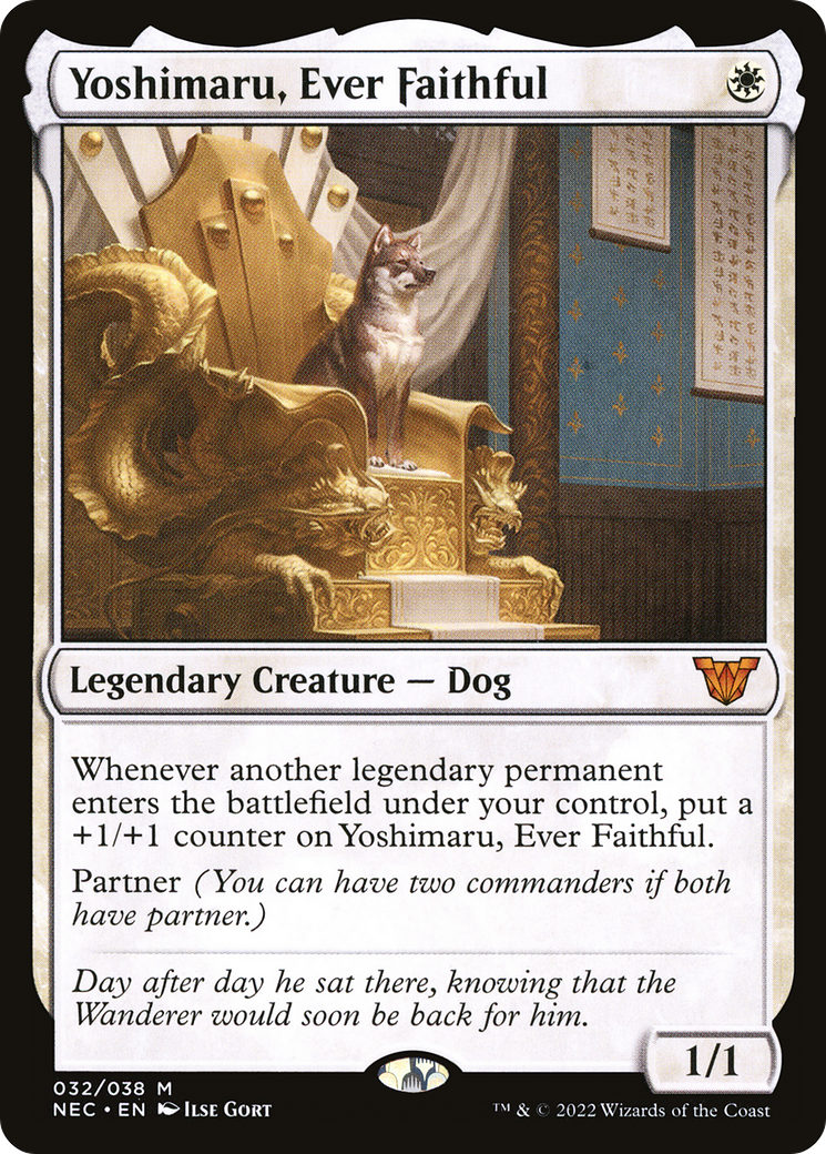 Yoshimaru, Ever Faithful (NEC-032) - Neon Dynasty Commander - Magic The Gathering