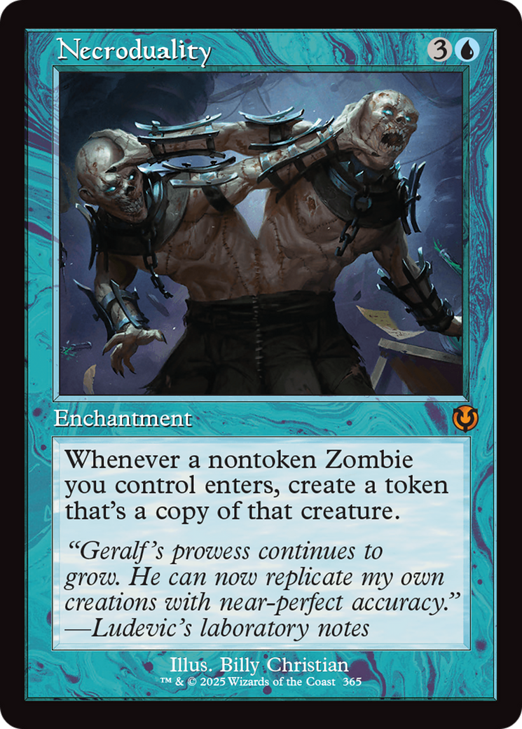 FOIL Necroduality (INR-365) - Innistrad Remastered - Magic The Gathering