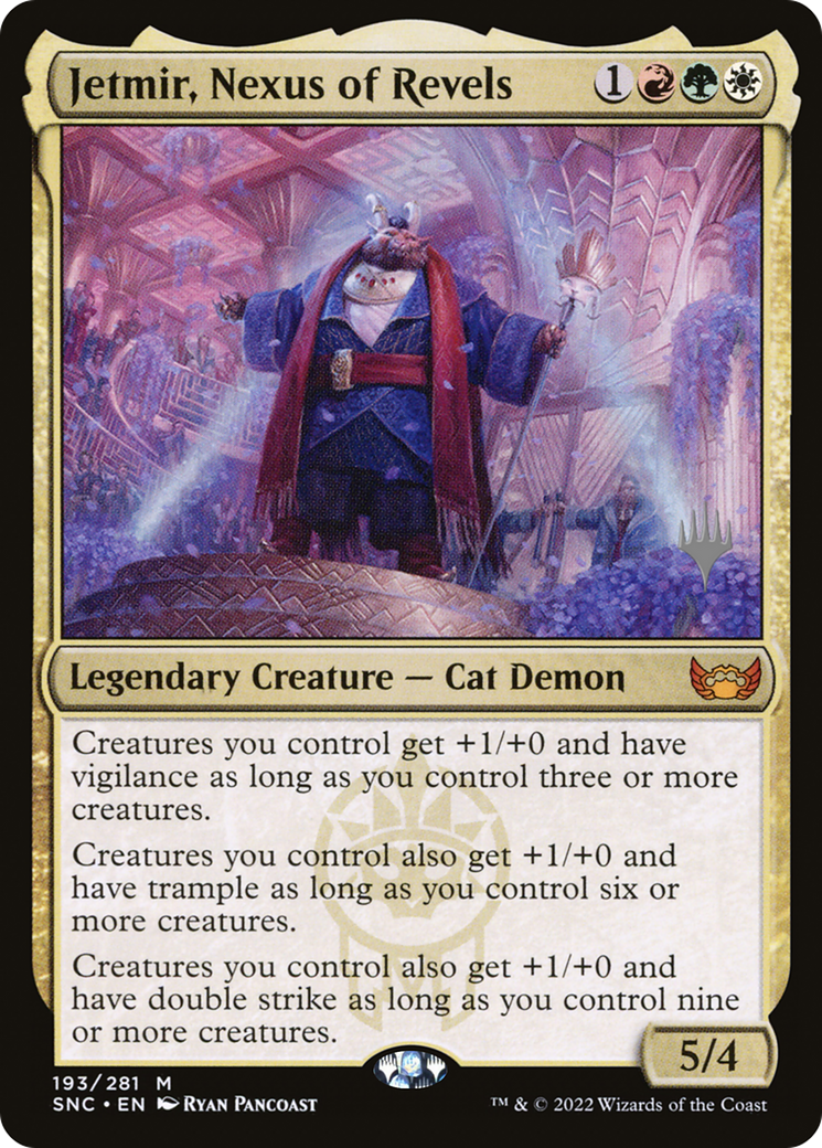 FOIL Jetmir, Nexus of Revels (PPSNC-193P) - Streets of New Capenna Promos - Magic The Gathering