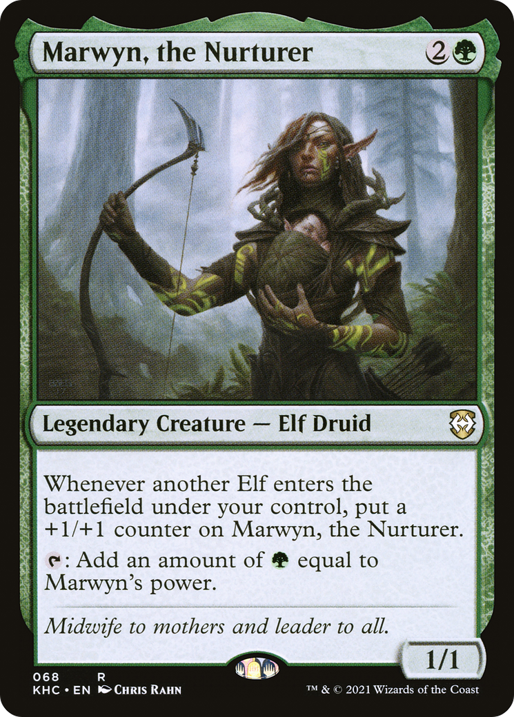 Marwyn, the Nurturer (KHC-068) - Kaldheim Commander - Magic The Gathering