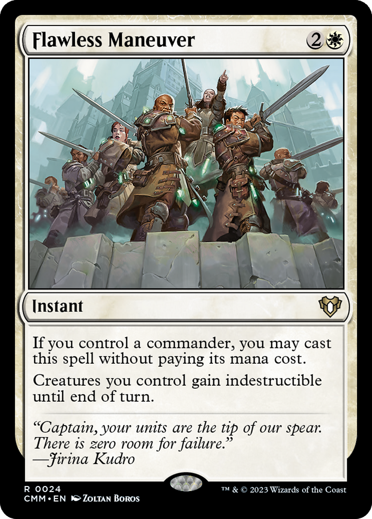 Flawless Maneuver (CMM-024) - Commander Masters - Magic The Gathering