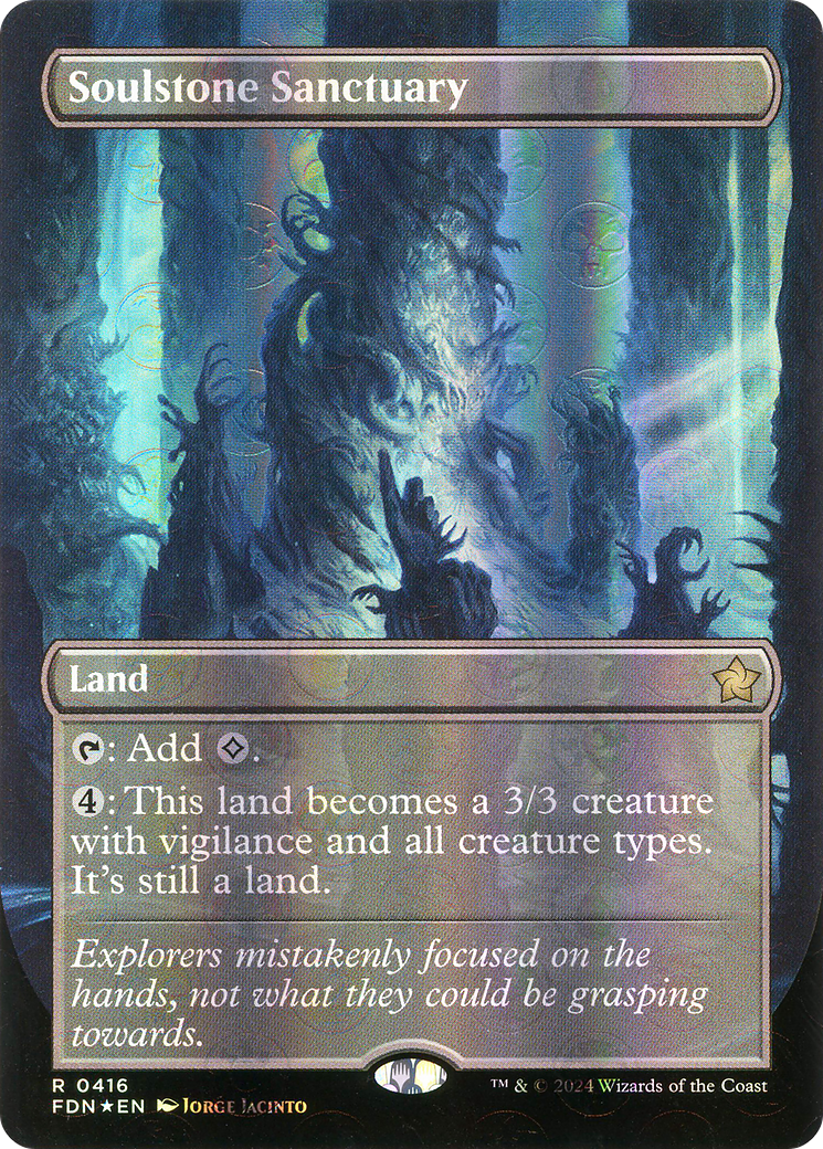 FOIL Soulstone Sanctuary (FDN-416) - Foundations - Magic The Gathering