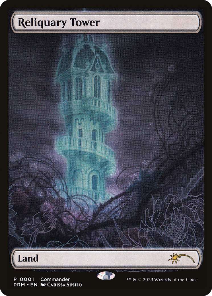 FOIL Reliquary Tower (Full Art) (MFP-003) - MagicFest 2023 - Magic The Gathering