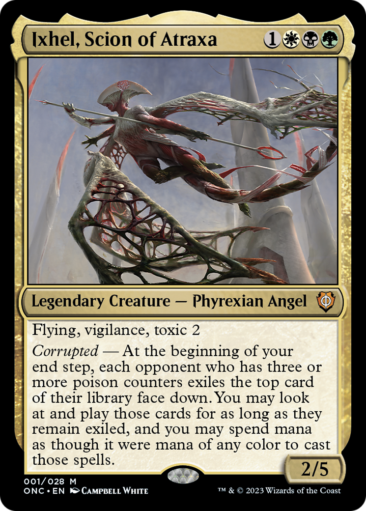 Ixhel, Scion of Atraxa (ONC-001) - Phyrexia: All Will Be One Commander - Magic The Gathering
