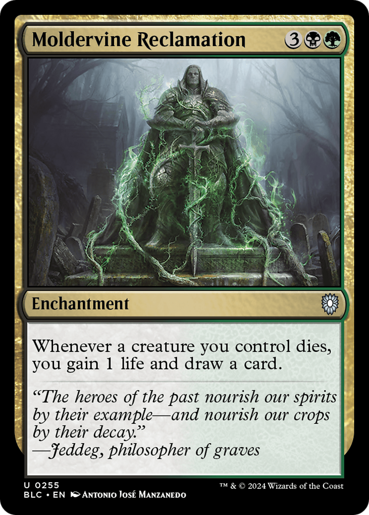 Moldervine Reclamation (BLC-255) - Bloomburrow Commander - Magic The Gathering