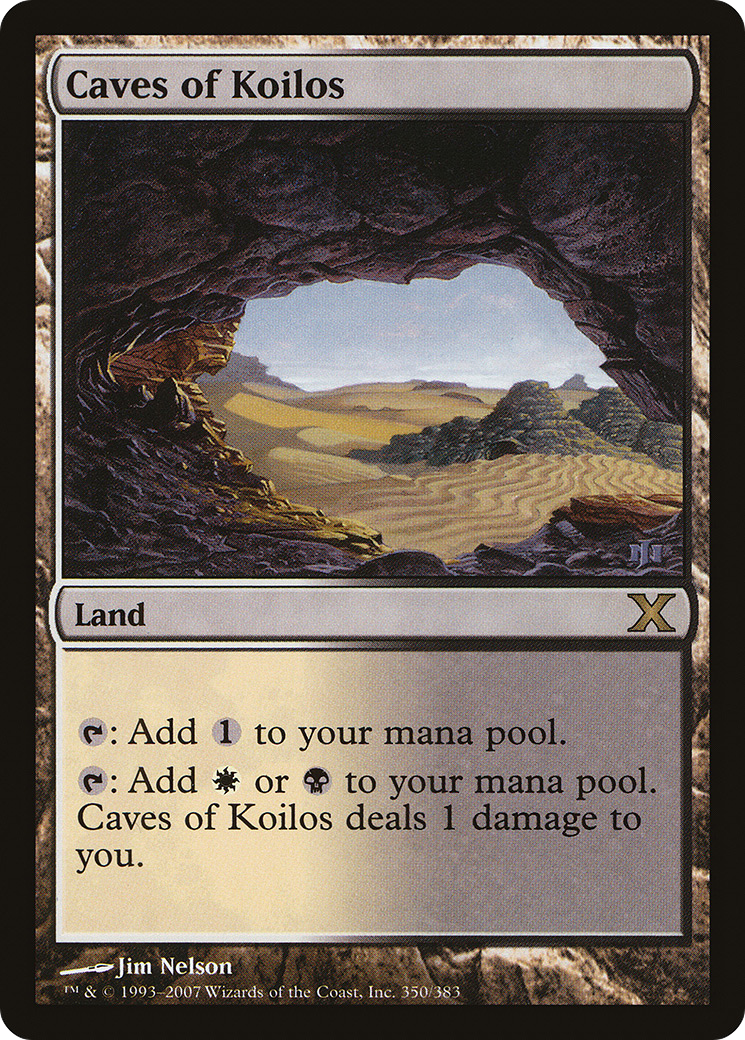 FOIL Caves of Koilos (10E-350) - Tenth Edition - Magic The Gathering
