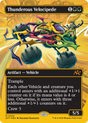 FOIL Thunderous Velocipede (DFT-529) - Aetherdrift (Borderless) - Magic The Gathering