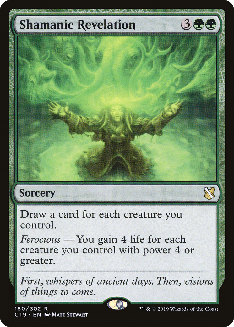 Shamanic Revelation (C19-180) - Commander 2019 - Magic The Gathering