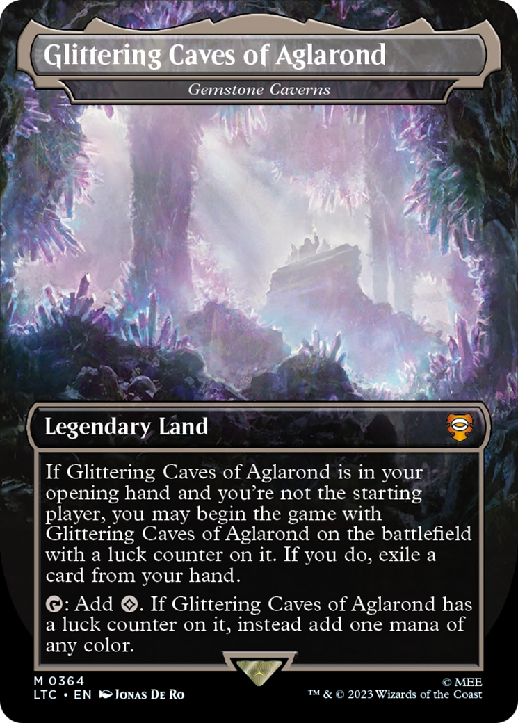 Glittering Caves of Aglarond - Gemstone Caverns (LTC-364) - Tales of Middle-earth Commander - Magic The Gathering
