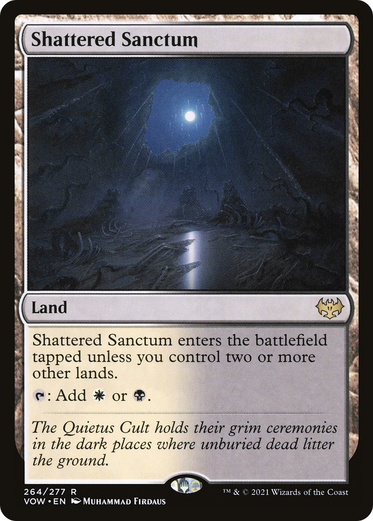 Shattered Sanctum (VOW-264) - Innistrad: Crimson Vow - Magic The Gathering