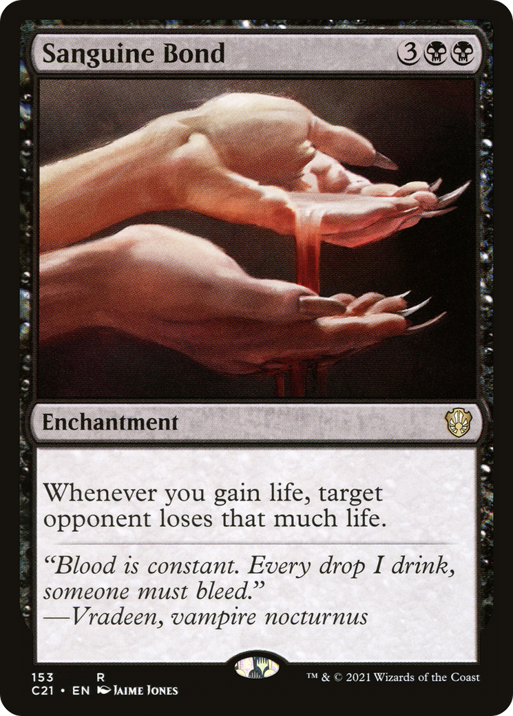 Sanguine Bond (C21-153) - Commander 2021 - Magic The Gathering