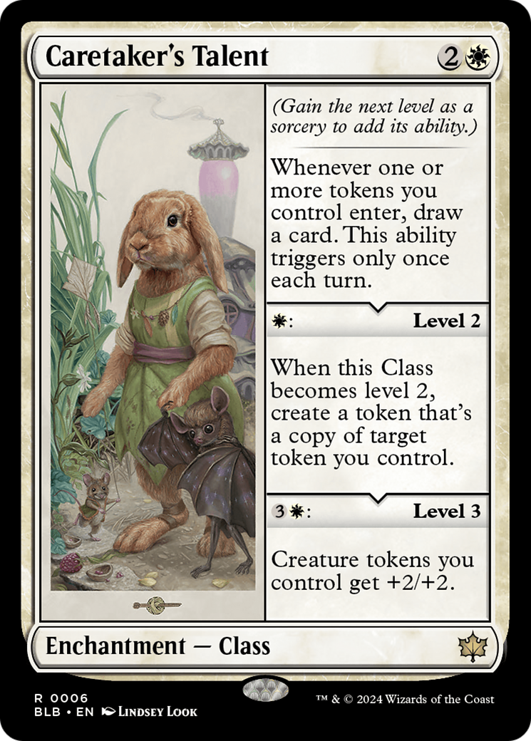 Caretaker's Talent (BLB-006) - Bloomburrow - Magic The Gathering