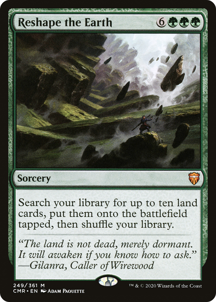 Reshape the Earth (CMR-249) - Commander Legends - Magic The Gathering