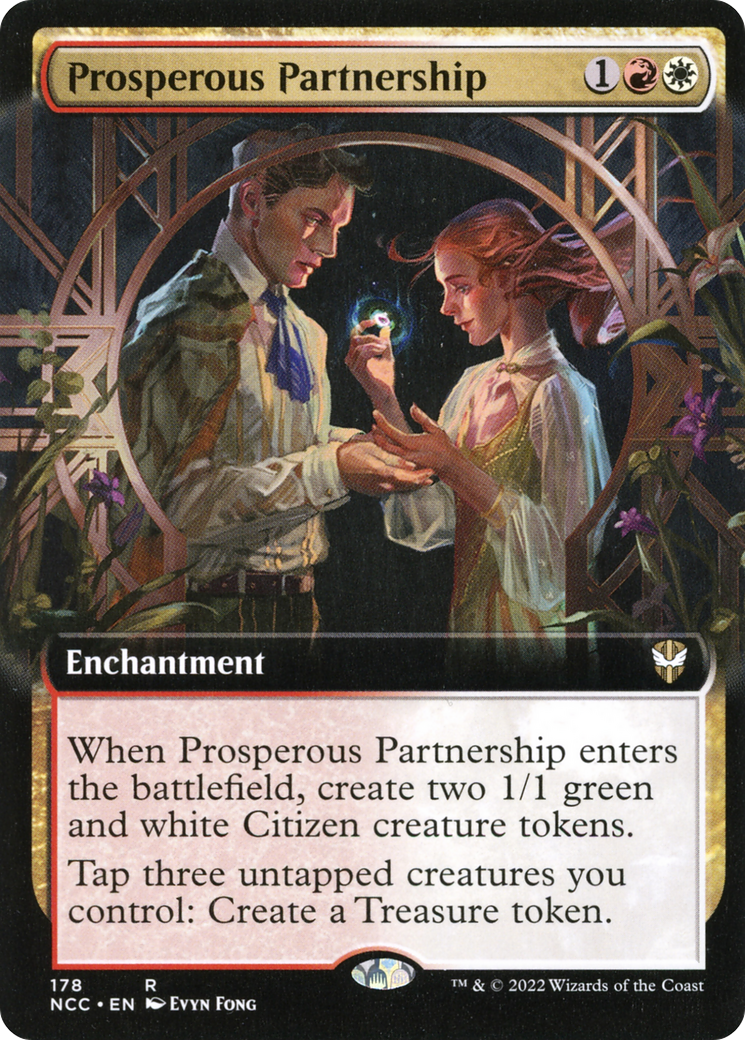 Prosperous Partnership (Extended Art) (NCC-178) - New Capenna Commander - Magic The Gathering