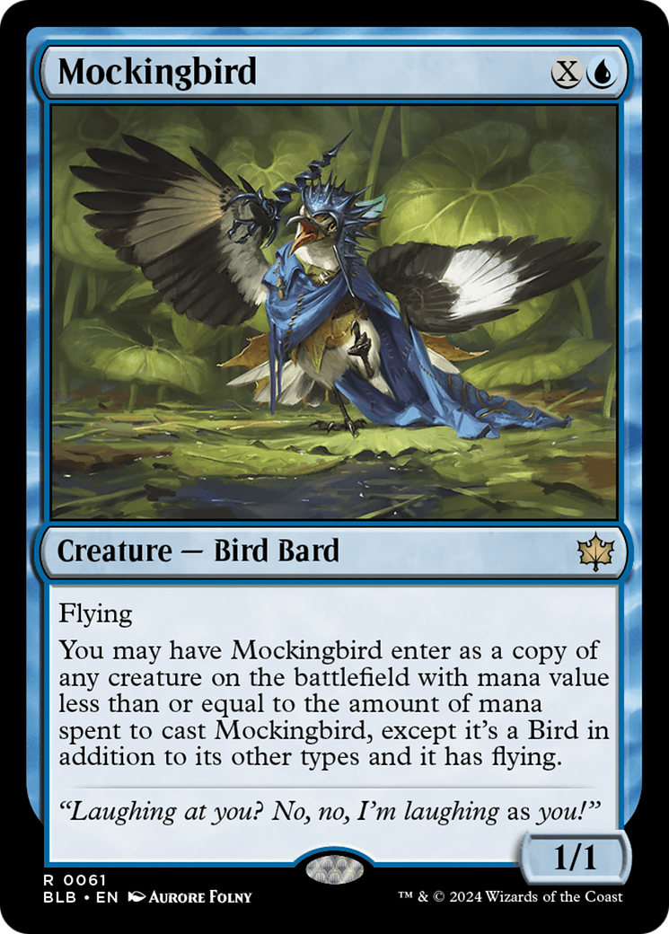 Mockingbird (BLB-061) - Bloomburrow - Magic The Gathering