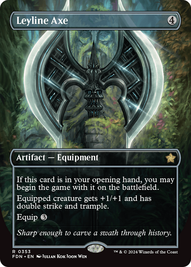 Leyline Axe (FDN-353) - Foundations - Magic The Gathering