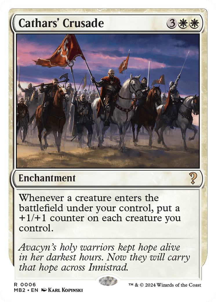 Cathars' Crusade (MB2-006) - Mystery Booster 2 - Magic The Gathering