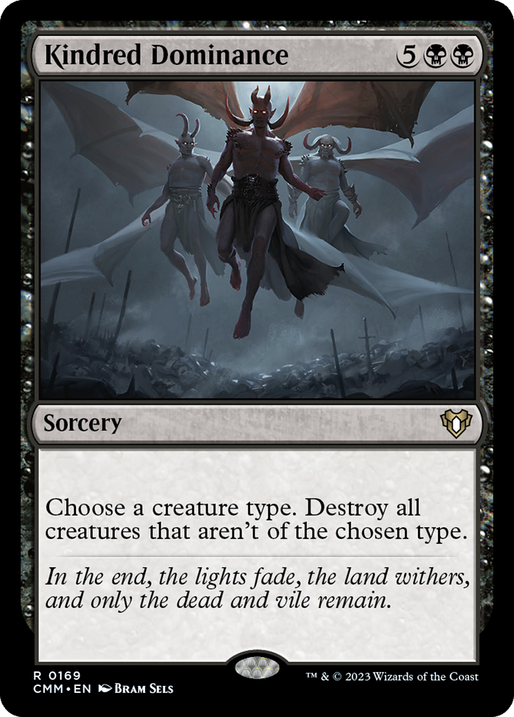 FOIL Kindred Dominance (CMM-169) - Commander Masters - Magic The Gathering