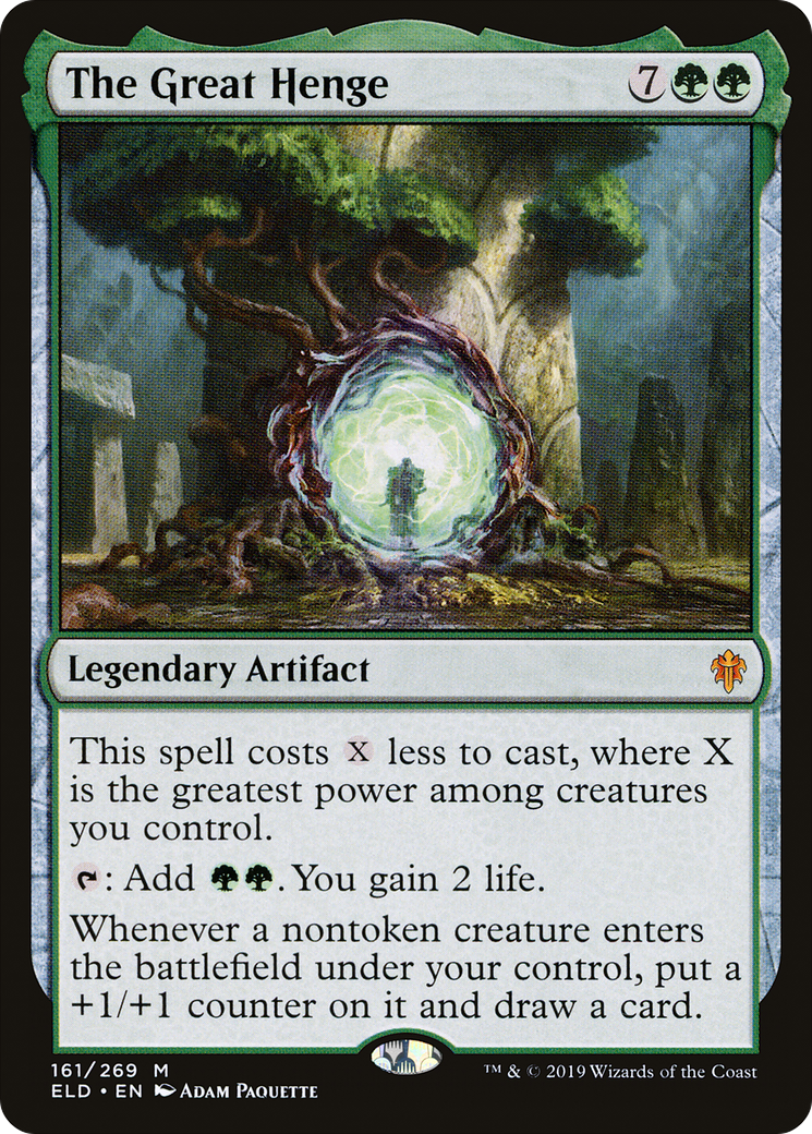 FOIL The Great Henge (ELD-161) - Throne of Eldraine - Magic The Gathering
