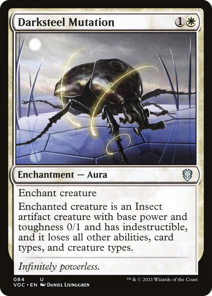 Darksteel Mutation (VOC-084) - Crimson Vow Commander - Magic The Gathering