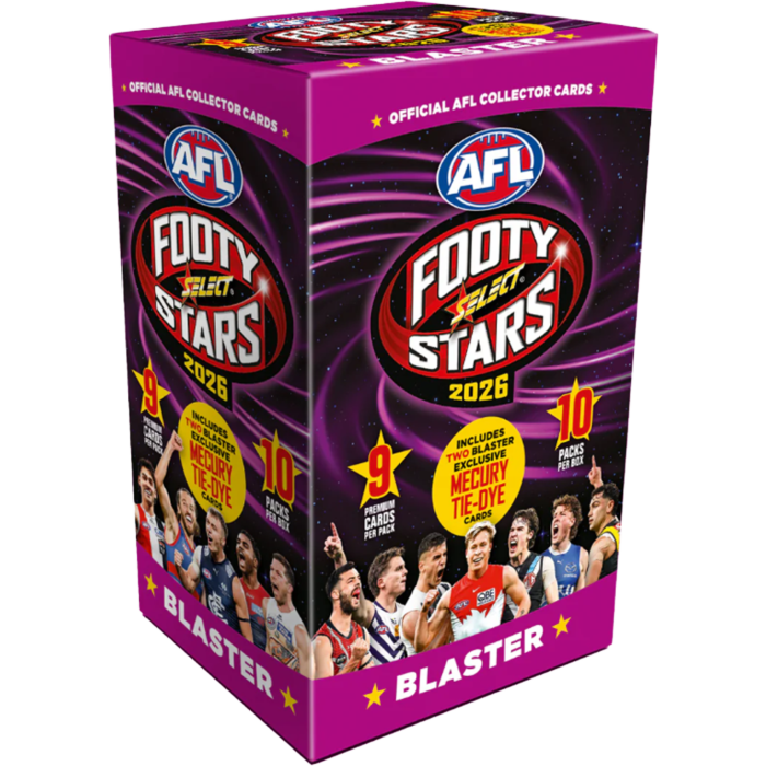 AFL Football 2026 Select Footy Stars Trading Cards Blaster Box