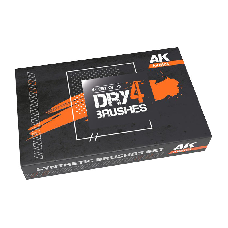 Ak Interactive Dry Brushes Set of 4