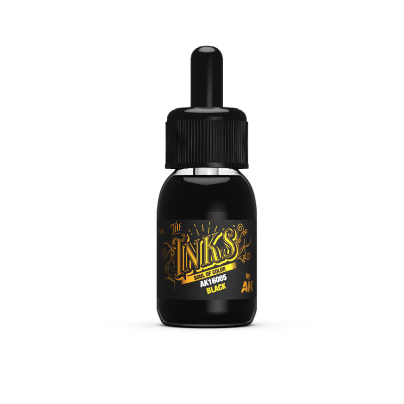 AK Interactive The Inks - Black 30ml