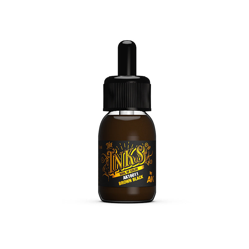 AK Interactive The Inks - Brown Black 30ml