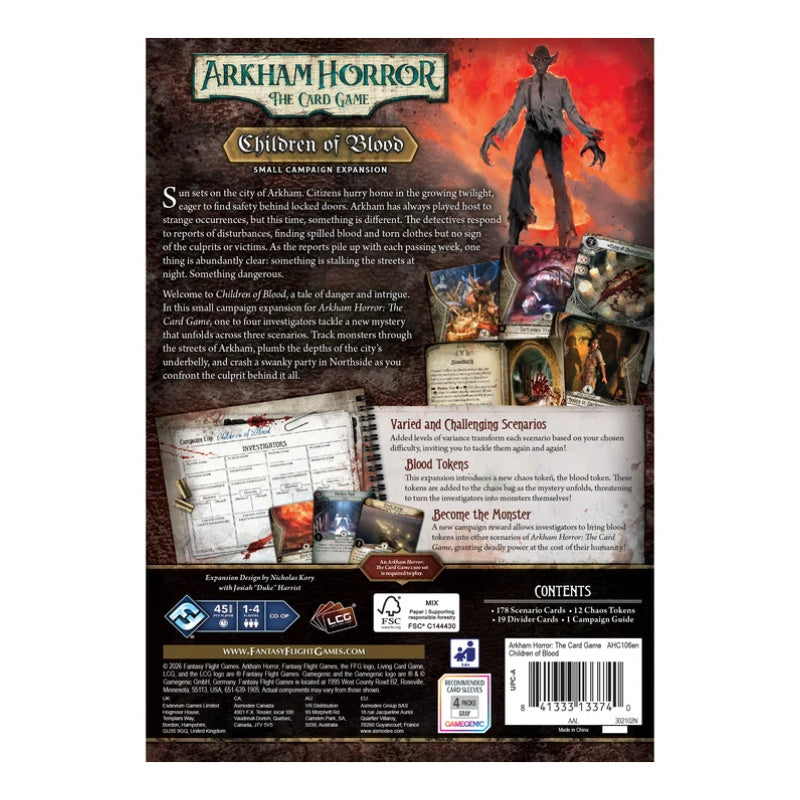 Arkham Horror LCG Children of Blood Small Campaign