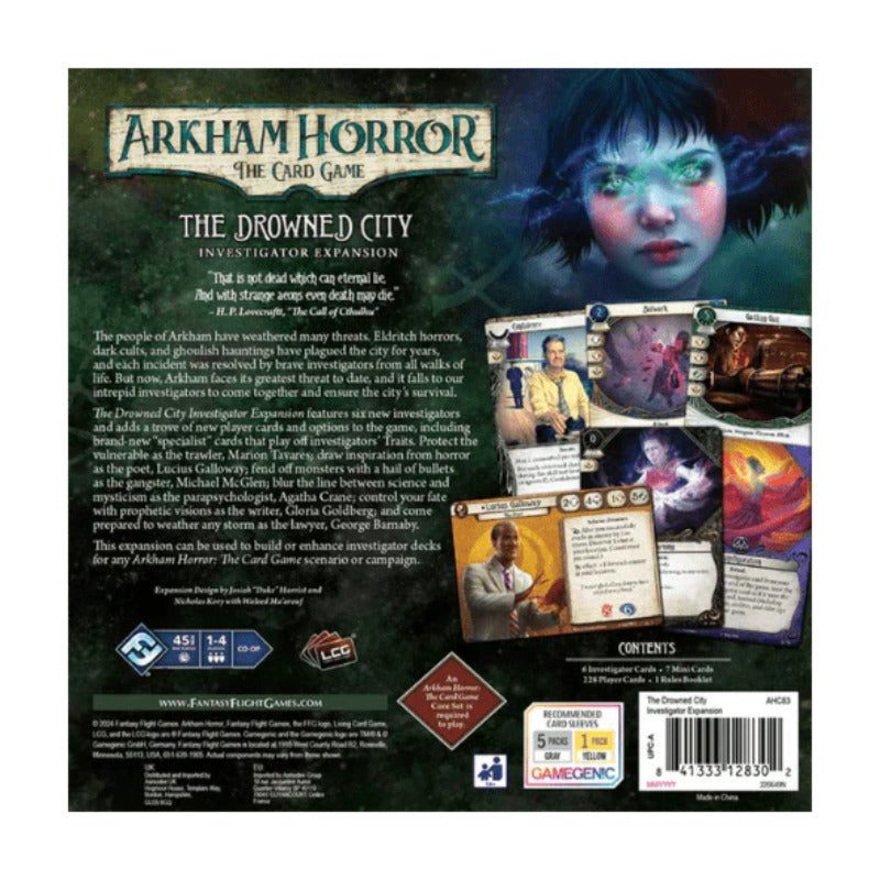 Arkham Horror LCG The Drowned City Investigator Expansion