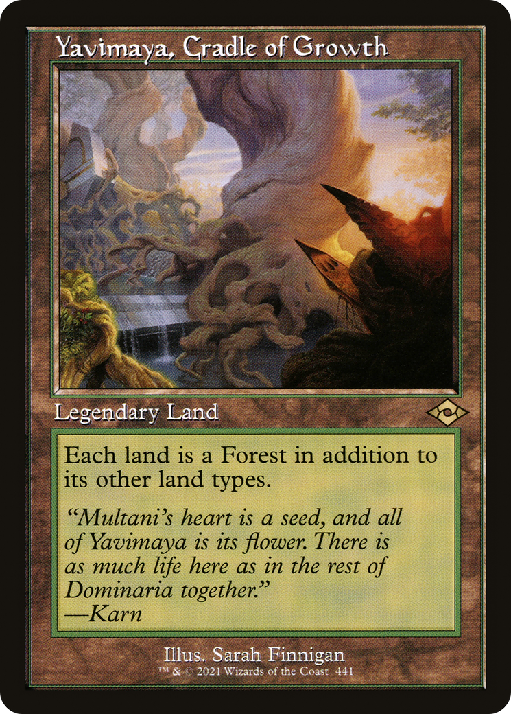 Yavimaya, Cradle of Growth (Retro Frame) (MH2-441) - Modern Horizons 2 - Magic The Gathering