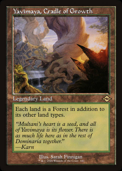 Yavimaya, Cradle of Growth (MH2-441) - Modern Horizons 2 - Magic The Gathering