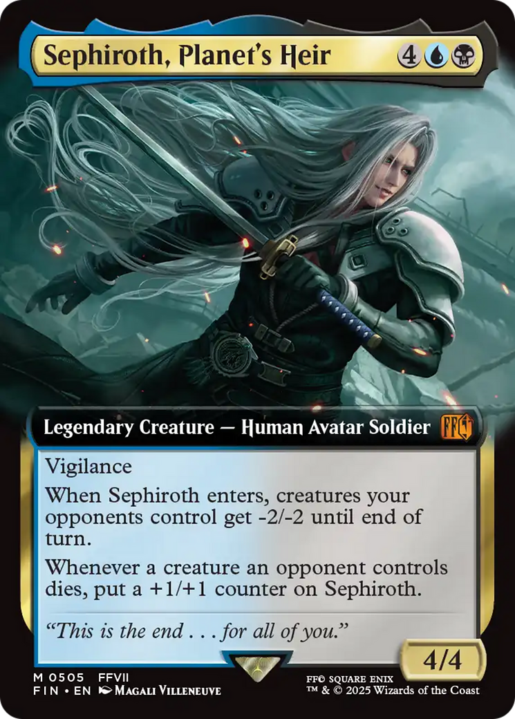Sephiroth, Planet's Heir (FIN-505) - FINAL FANTASY - Magic The Gathering