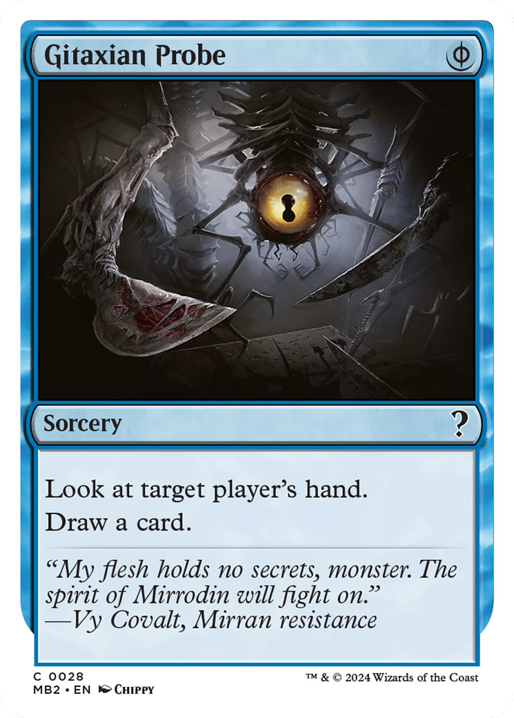 Gitaxian Probe (MB2-028) - Mystery Booster 2 - Magic The Gathering