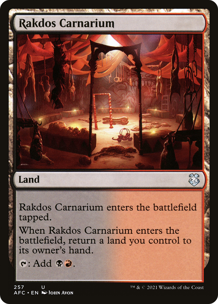 Rakdos Carnarium (AFC-257) - Forgotten Realms Commander - Magic The Gathering