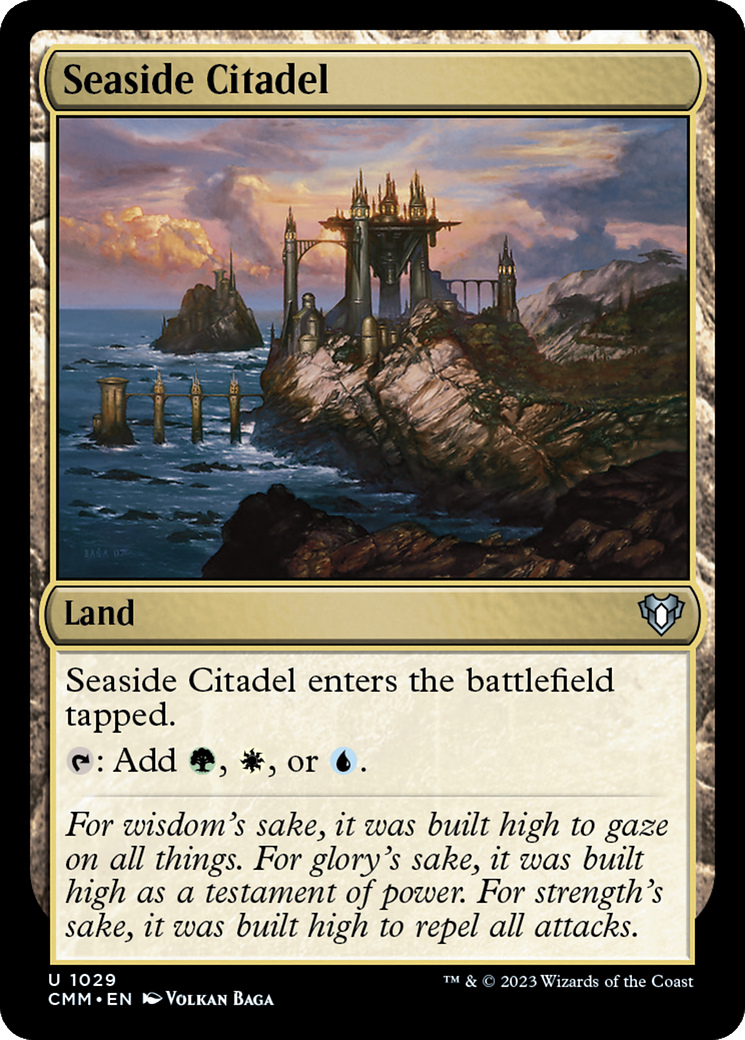 Seaside Citadel (CMM-1029) - Commander Masters - Magic The Gathering